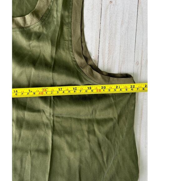 NWT Haven Well Within Silk Tank XL Army Green Sleepwear - Picture 5 of 7